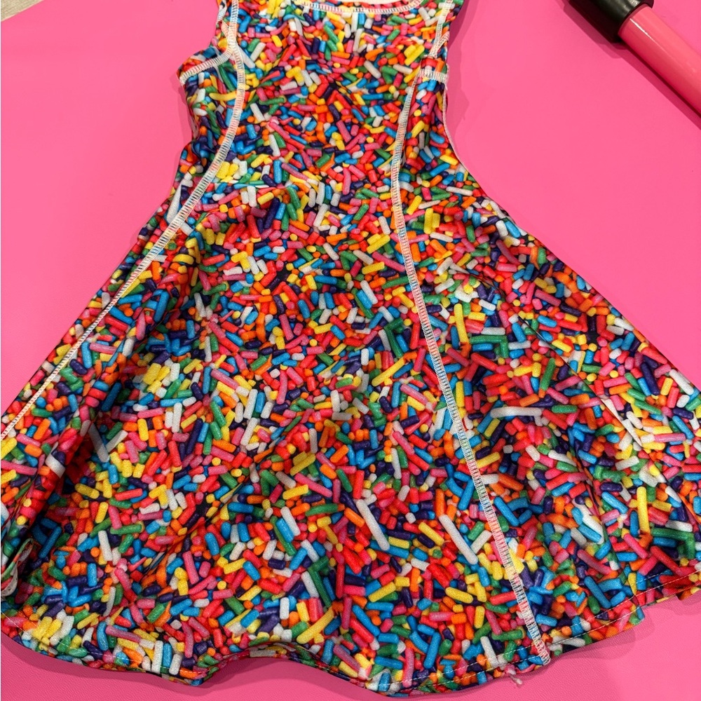 Colorful Sprinkles Pattern Dress